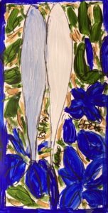 1.787-487, Zypressenpaar mit Enzian und 'bring them home'