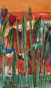 Bild zu 'ein Syrinxliedchen, 100 x 60 cm